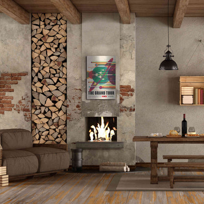 Luxe Metal Art 'Visions of the Future: The Grand Tour,' Metal Wall Art,24x36