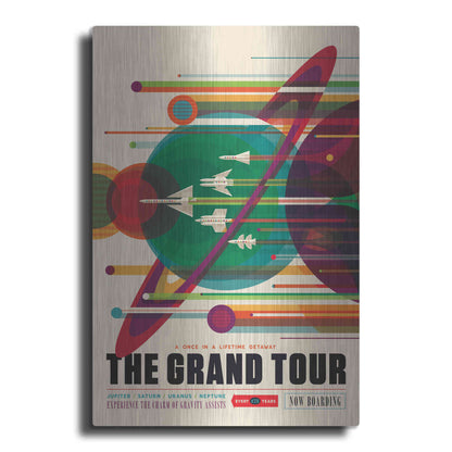 Luxe Metal Art 'Visions of the Future: The Grand Tour,' Metal Wall Art