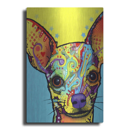 Luxe Metal Art 'Chihuahua I' by Dean Russo, Metal Wall Art