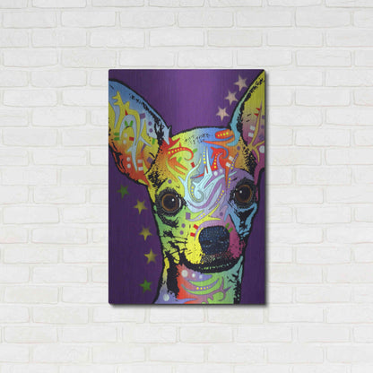 Luxe Metal Art 'Chihuahua Ii' by Dean Russo, Metal Wall Art,24x36