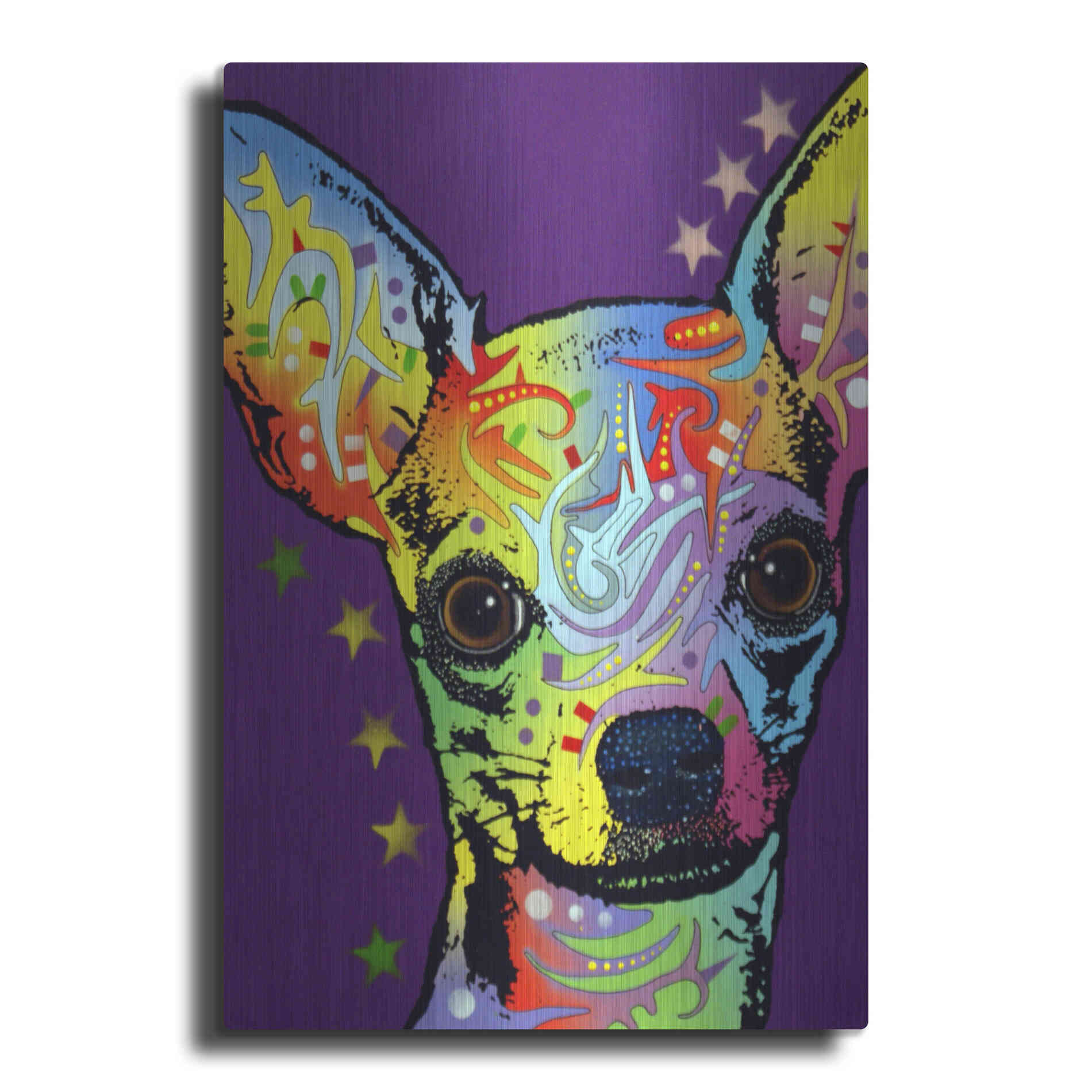 Luxe Metal Art 'Chihuahua Ii' by Dean Russo, Metal Wall Art