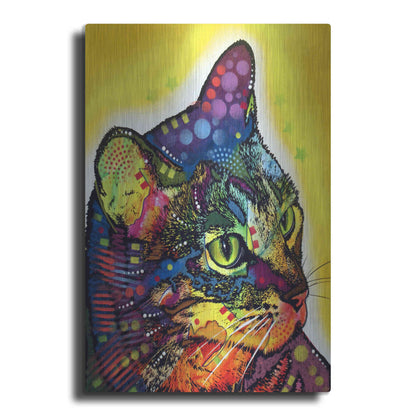 Luxe Metal Art 'Confident Cat' by Dean Russo, Metal Wall Art