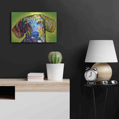 Luxe Metal Art 'Dachshund' by Dean Russo, Metal Wall Art,24x16