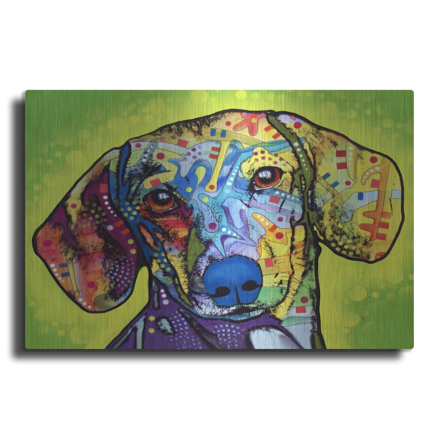 Luxe Metal Art 'Dachshund' by Dean Russo, Metal Wall Art