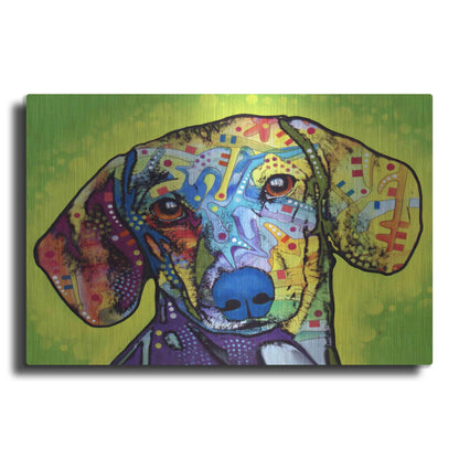 Luxe Metal Art 'Dachshund' by Dean Russo, Metal Wall Art