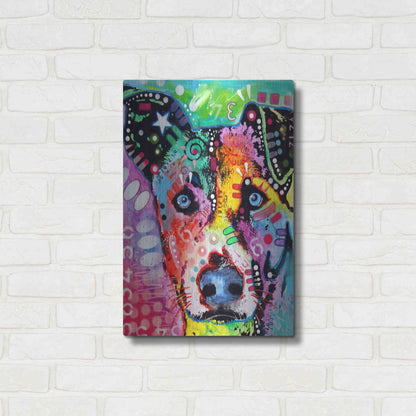 Luxe Metal Art 'Flipped' by Dean Russo, Metal Wall Art,16x24