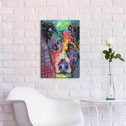 Luxe Metal Art 'Flipped' by Dean Russo, Metal Wall Art,16x24