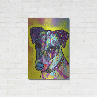 Luxe Metal Art 'Jack Russell' by Dean Russo, Metal Wall Art,24x36