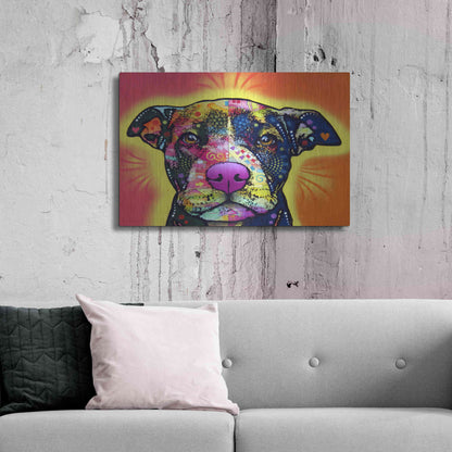 Luxe Metal Art 'Love A Bull' by Dean Russo, Metal Wall Art,36x24
