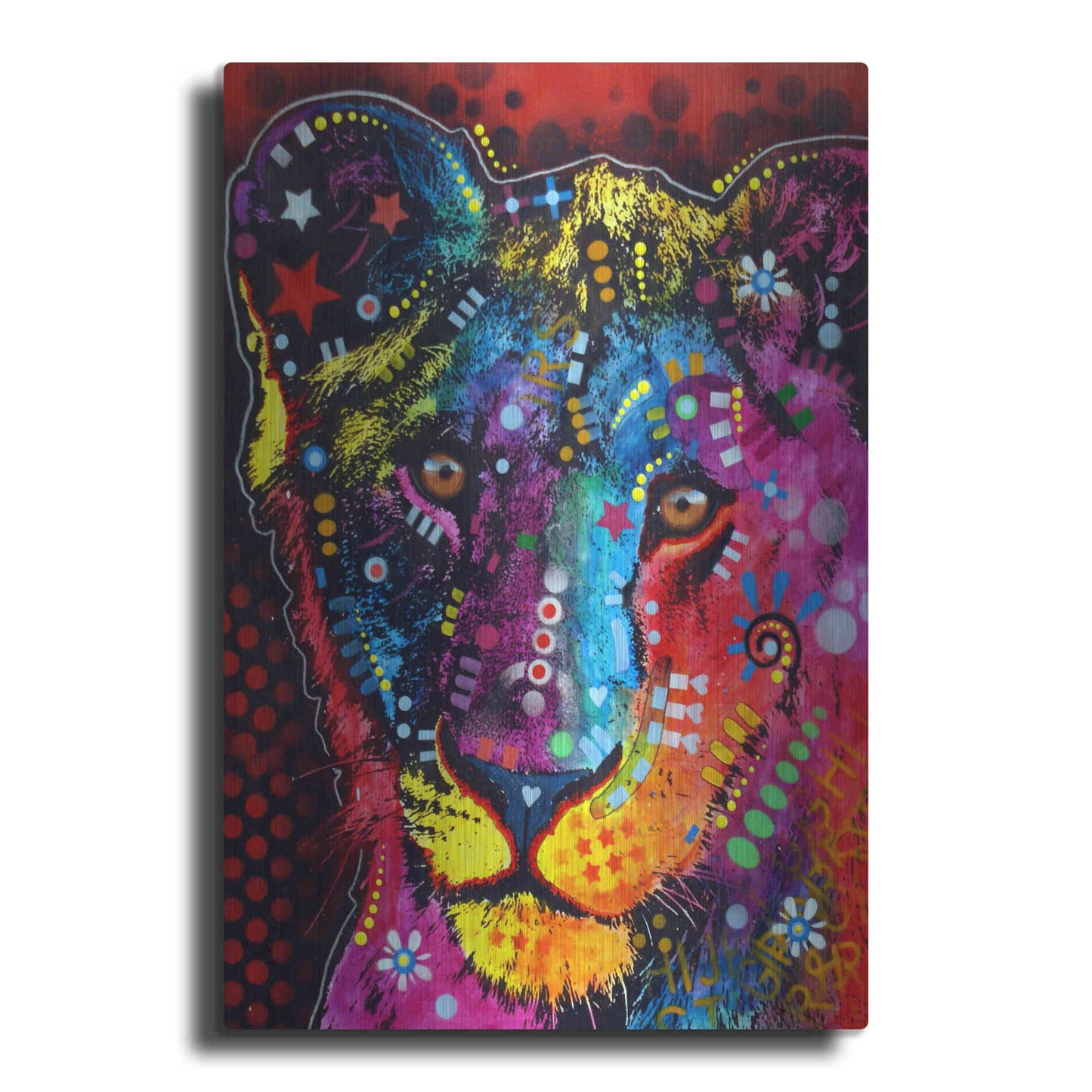 Luxe Metal Art 'Young Lion' by Dean Russo, Metal Wall Art