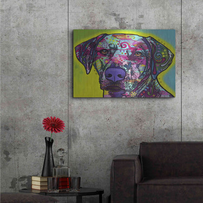 Luxe Metal Art 'Rhodesian Ridgeback' by Dean Russo, Metal Wall Art,36x24