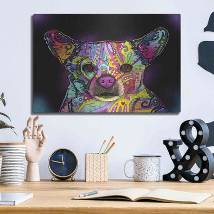 Luxe Metal Art 'Cheemix' by Dean Russo, Metal Wall Art,16x12