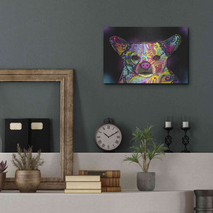 Luxe Metal Art 'Cheemix' by Dean Russo, Metal Wall Art,16x12