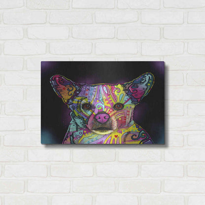 Luxe Metal Art 'Cheemix' by Dean Russo, Metal Wall Art,24x16