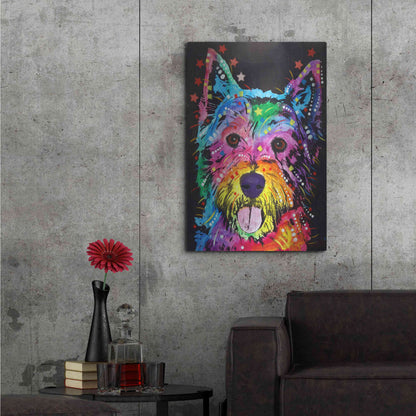 Luxe Metal Art 'Westie' by Dean Russo, Metal Wall Art,24x36