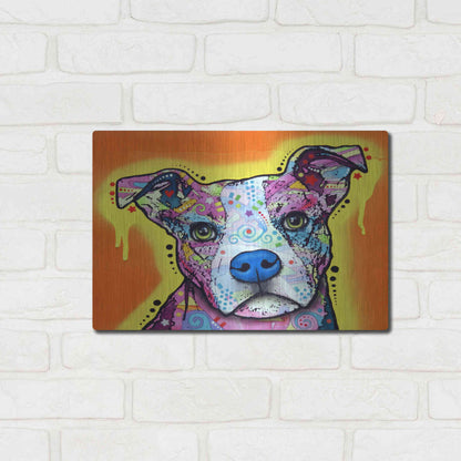 Luxe Metal Art 'A Serious Pit' by Dean Russo, Metal Wall Art,16x12