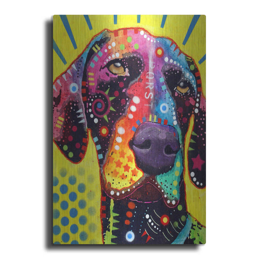 Luxe Metal Art 'German Short Hair Pointer' by Dean Russo, Metal Wall Art