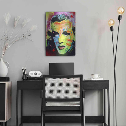 Luxe Metal Art 'Marilyn Monroe I' by Dean Russo, Metal Wall Art,16x24