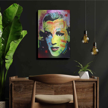Luxe Metal Art 'Marilyn Monroe I' by Dean Russo, Metal Wall Art,24x36