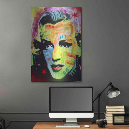 Luxe Metal Art 'Marilyn Monroe I' by Dean Russo, Metal Wall Art,24x36