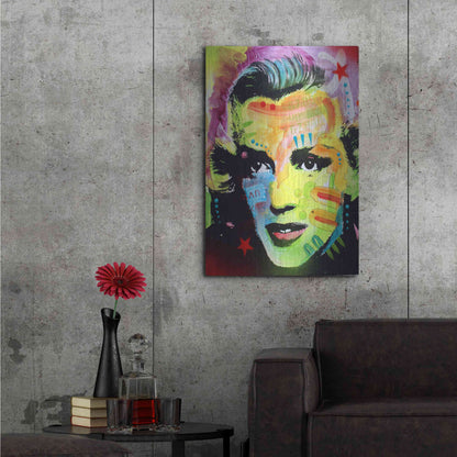 Luxe Metal Art 'Marilyn Monroe I' by Dean Russo, Metal Wall Art,24x36