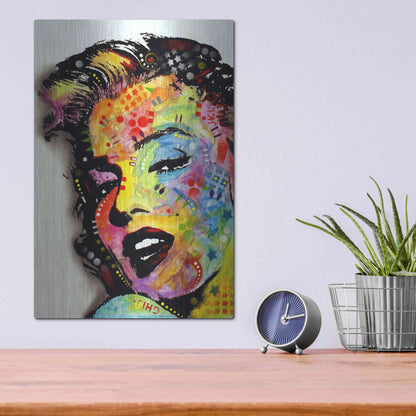 Luxe Metal Art 'Marilyn Monroe Ii' by Dean Russo, Metal Wall Art,12x16