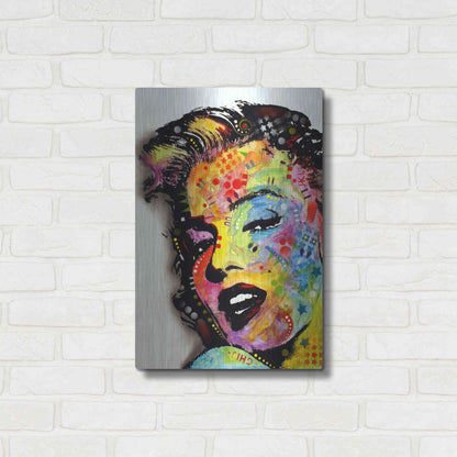 Luxe Metal Art 'Marilyn Monroe Ii' by Dean Russo, Metal Wall Art,16x24