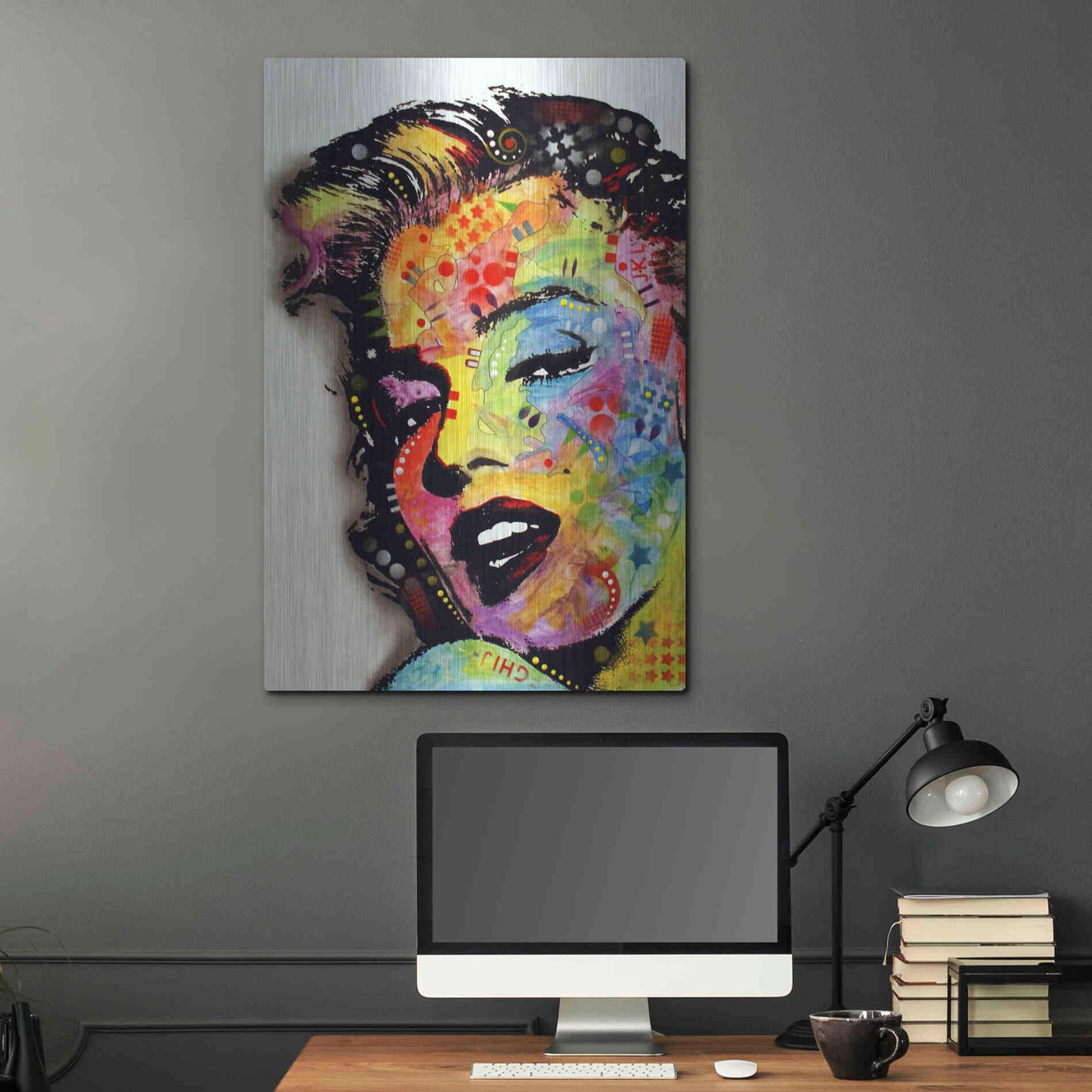 Luxe Metal Art 'Marilyn Monroe Ii' by Dean Russo, Metal Wall Art,24x36