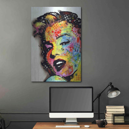 Luxe Metal Art 'Marilyn Monroe Ii' by Dean Russo, Metal Wall Art,24x36