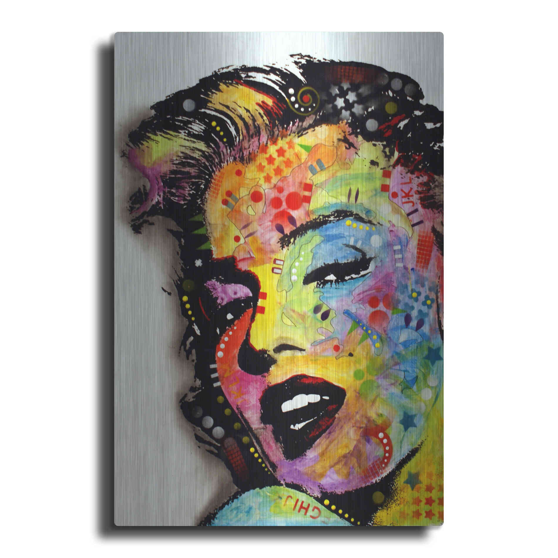 Luxe Metal Art 'Marilyn Monroe Ii' by Dean Russo, Metal Wall Art