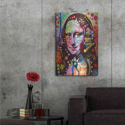 Luxe Metal Art 'Mona Lisa' by Dean Russo, Metal Wall Art,24x36