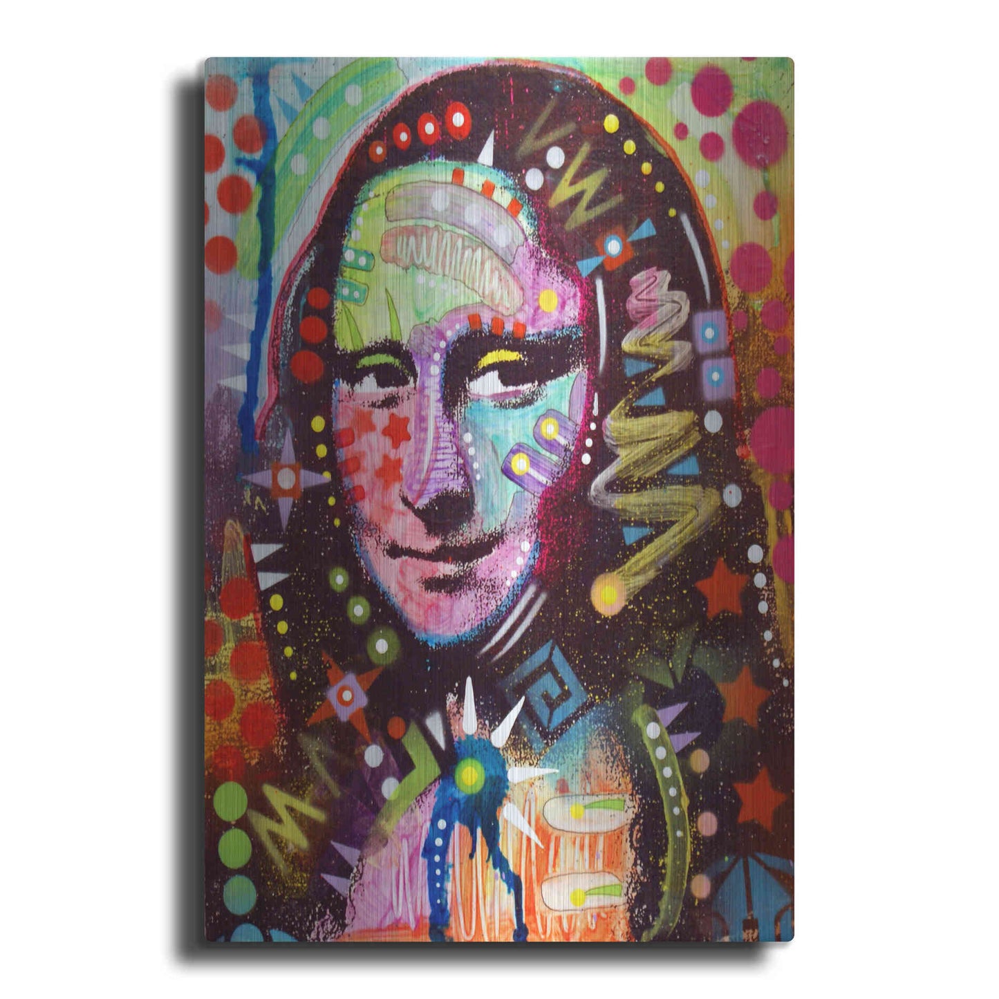 Luxe Metal Art 'Mona Lisa' by Dean Russo, Metal Wall Art