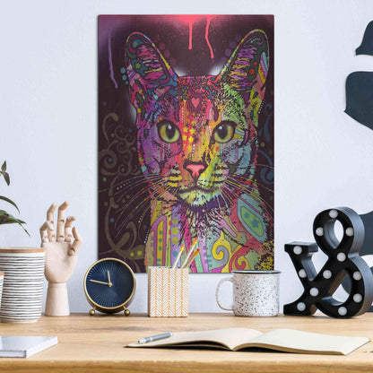 Luxe Metal Art 'Abyssinian' by Dean Russo, Metal Wall Art,12x16