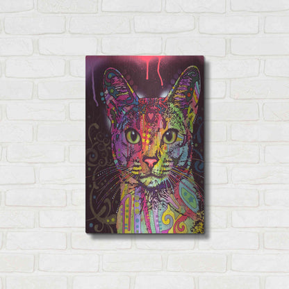 Luxe Metal Art 'Abyssinian' by Dean Russo, Metal Wall Art,16x24