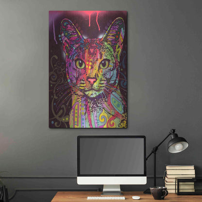 Luxe Metal Art 'Abyssinian' by Dean Russo, Metal Wall Art,24x36
