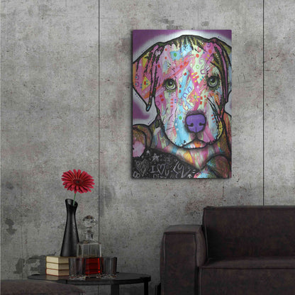 Luxe Metal Art 'Baby Pit' by Dean Russo, Metal Wall Art,24x36