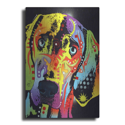 Luxe Metal Art 'Weimaraner' by Dean Russo, Metal Wall Art