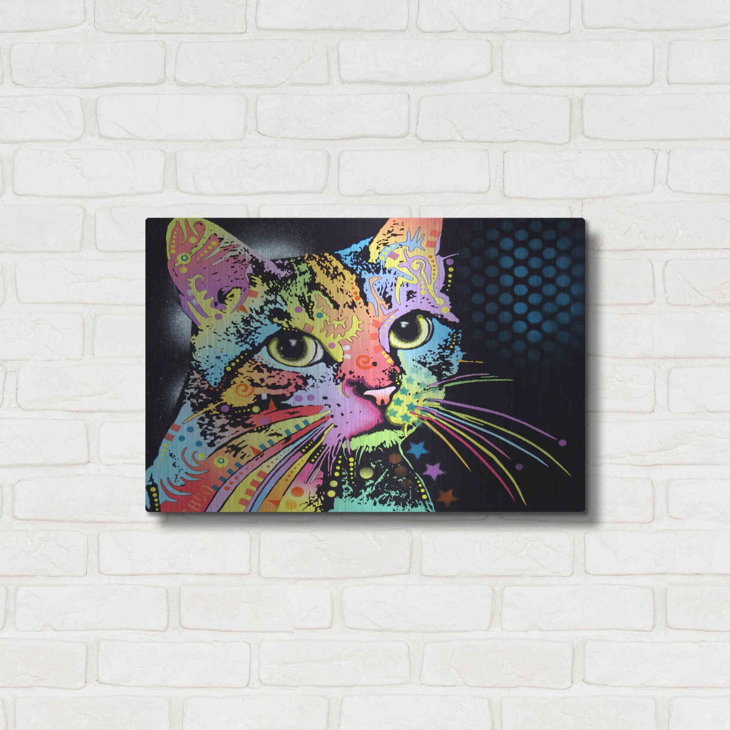 Luxe Metal Art 'Catillac New' by Dean Russo, Metal Wall Art,24x16