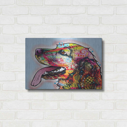 Luxe Metal Art 'Cocker Spaniel 1' by Dean Russo, Metal Wall Art,24x16
