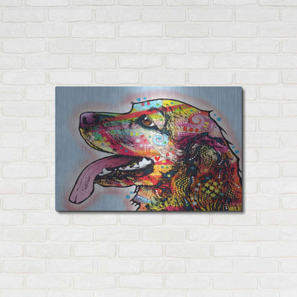 Luxe Metal Art 'Cocker Spaniel 1' by Dean Russo, Metal Wall Art,36x24