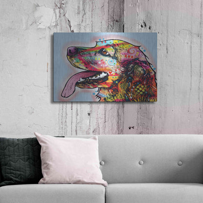 Luxe Metal Art 'Cocker Spaniel 1' by Dean Russo, Metal Wall Art,36x24