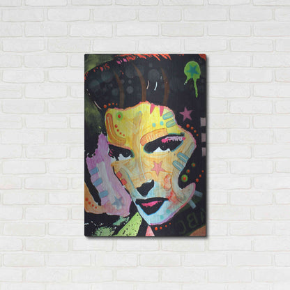 Luxe Metal Art 'Katherine Hepburn' by Dean Russo, Metal Wall Art,24x36