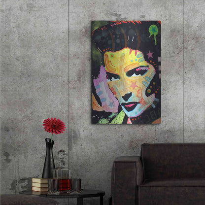 Luxe Metal Art 'Katherine Hepburn' by Dean Russo, Metal Wall Art,24x36