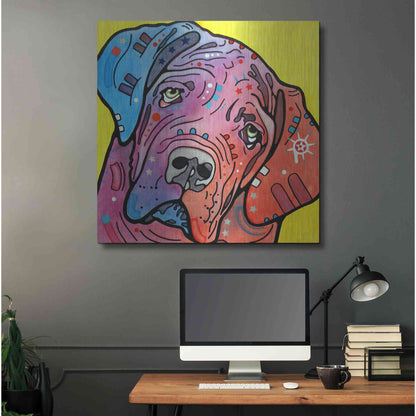 Luxe Metal Art 'The Bully' by Dean Russo, Metal Wall Art,36x36