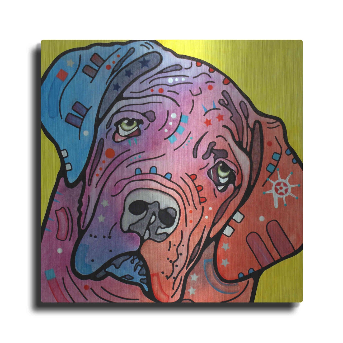 Luxe Metal Art 'The Bully' by Dean Russo, Metal Wall Art