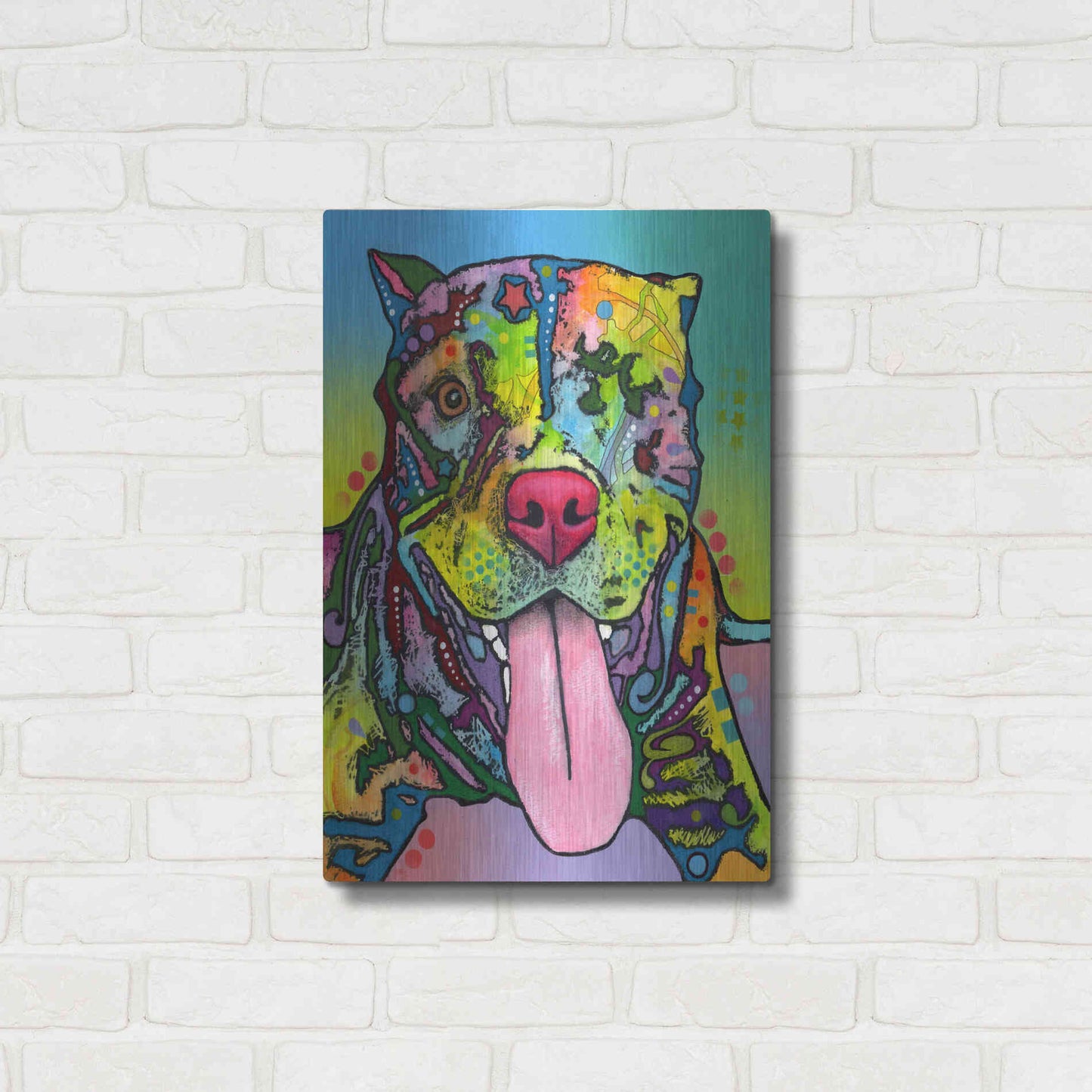 Luxe Metal Art 'Rooster' by Dean Russo, Metal Wall Art,16x24