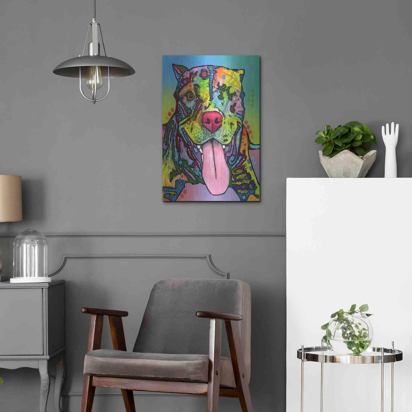 Luxe Metal Art 'Rooster' by Dean Russo, Metal Wall Art,16x24