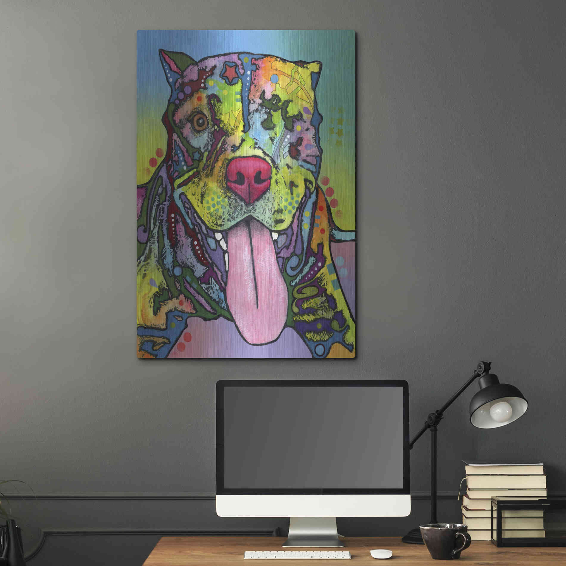 Luxe Metal Art 'Rooster' by Dean Russo, Metal Wall Art,24x36