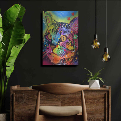 Luxe Metal Art 'Alpha' by Dean Russo, Metal Wall Art,24x36