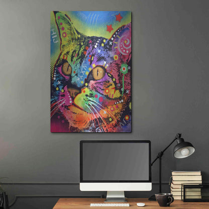 Luxe Metal Art 'Alpha' by Dean Russo, Metal Wall Art,24x36